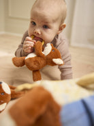 Filibabba rättle with teether fox, Filibabba silikoonist närimisrõngaga kõristi rebane, all-groups