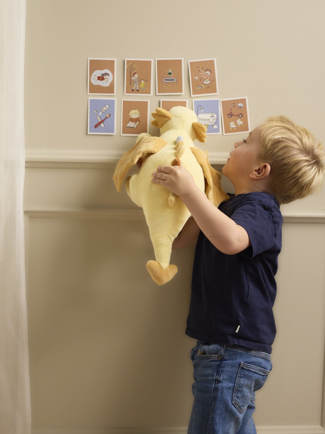 Filibabba Soft weighted toy dylan the dragon
