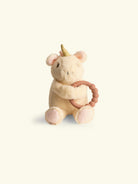 Filibabba rättle with teether unicorn, Filibabba silikoonist närimisrõngaga kõristi ükssarvik