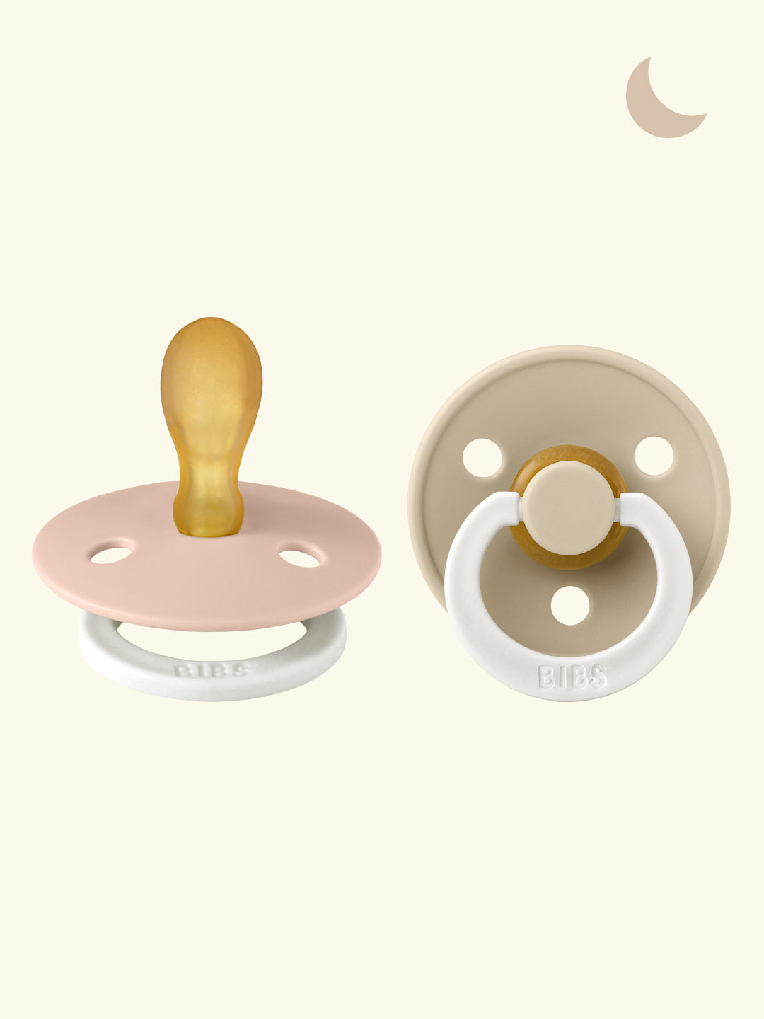 Colour Symmetrical Glow Pacifiers, bibs sümmeetrilised helendavad öölutid, sümmeetrilise lutiotsaga