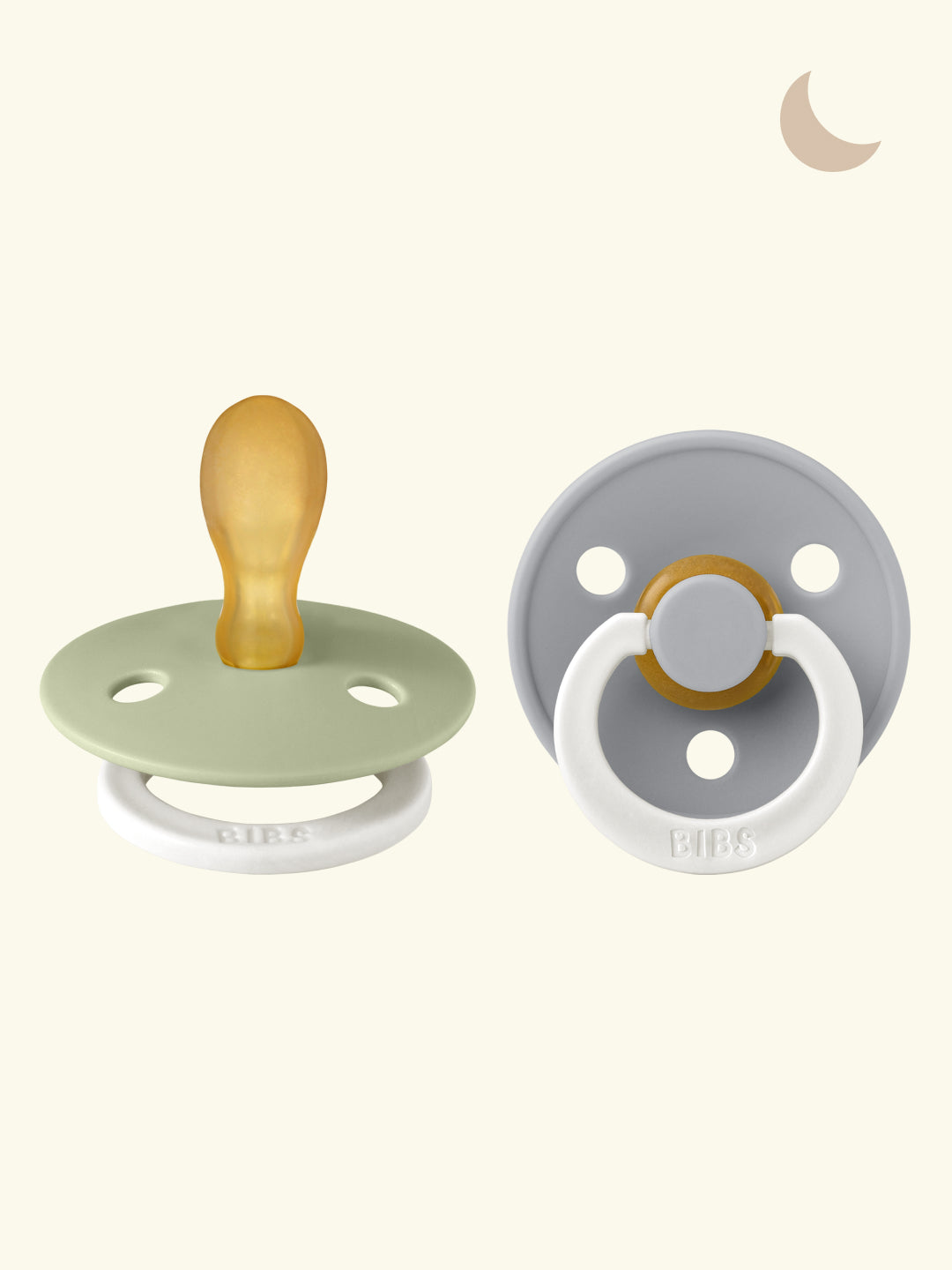 Colour Symmetrical Glow Pacifiers, bibs sümmeetrilised helendavad öölutid, sümmeetrilise lutiotsaga