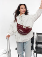 Studio Noos vegan leather fanny pack adult, Studio Noos vegannahast fanny pack, vöökott, õlakott, Brgundy, all-groups