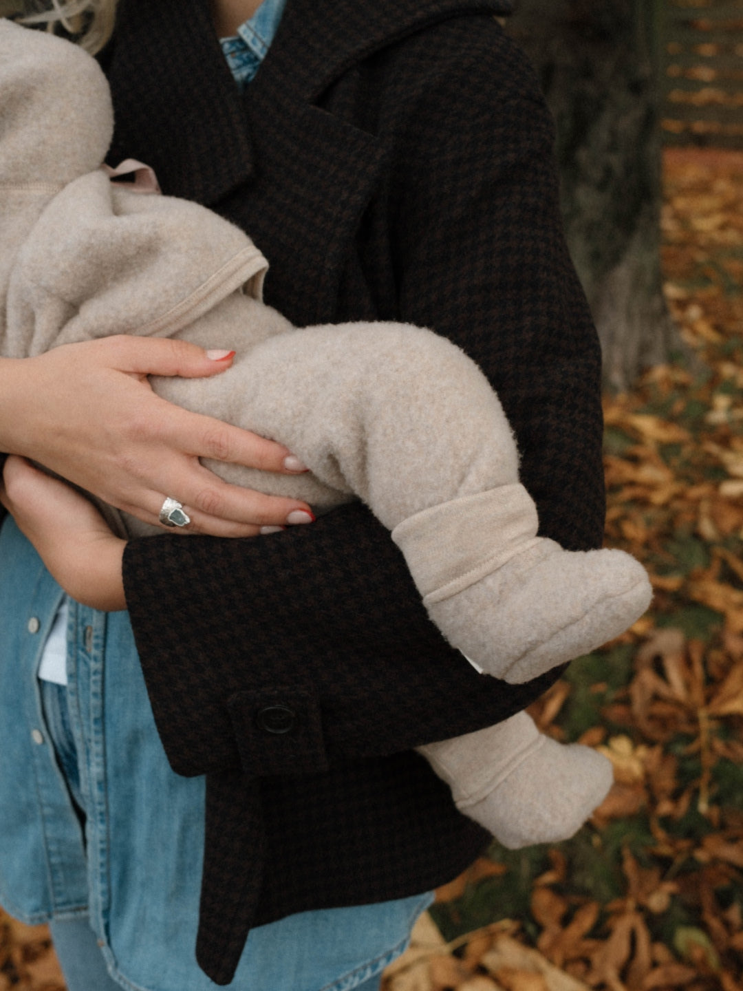 Babyluv Studio merino wool baby jacket, pants and booties, meriinovillane jakk,  püksid ja papud beebile