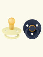 BIBS Colour Round Pacifiers, BIBS Colour Round  kirsikujulised lutid, luna deep space