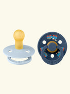 Bibs Colour Round Pacifier Holiday Collection, Train, BIBS Colour Round kirsikujulised ümmargused lutid, rong all-groups