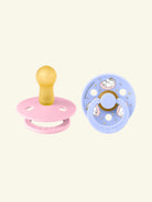 BIBS x MOOMIN Colour Round Pacifiers, dreaming baby pink hush mix, BIBS X MUUMI kirsikujulised lutid