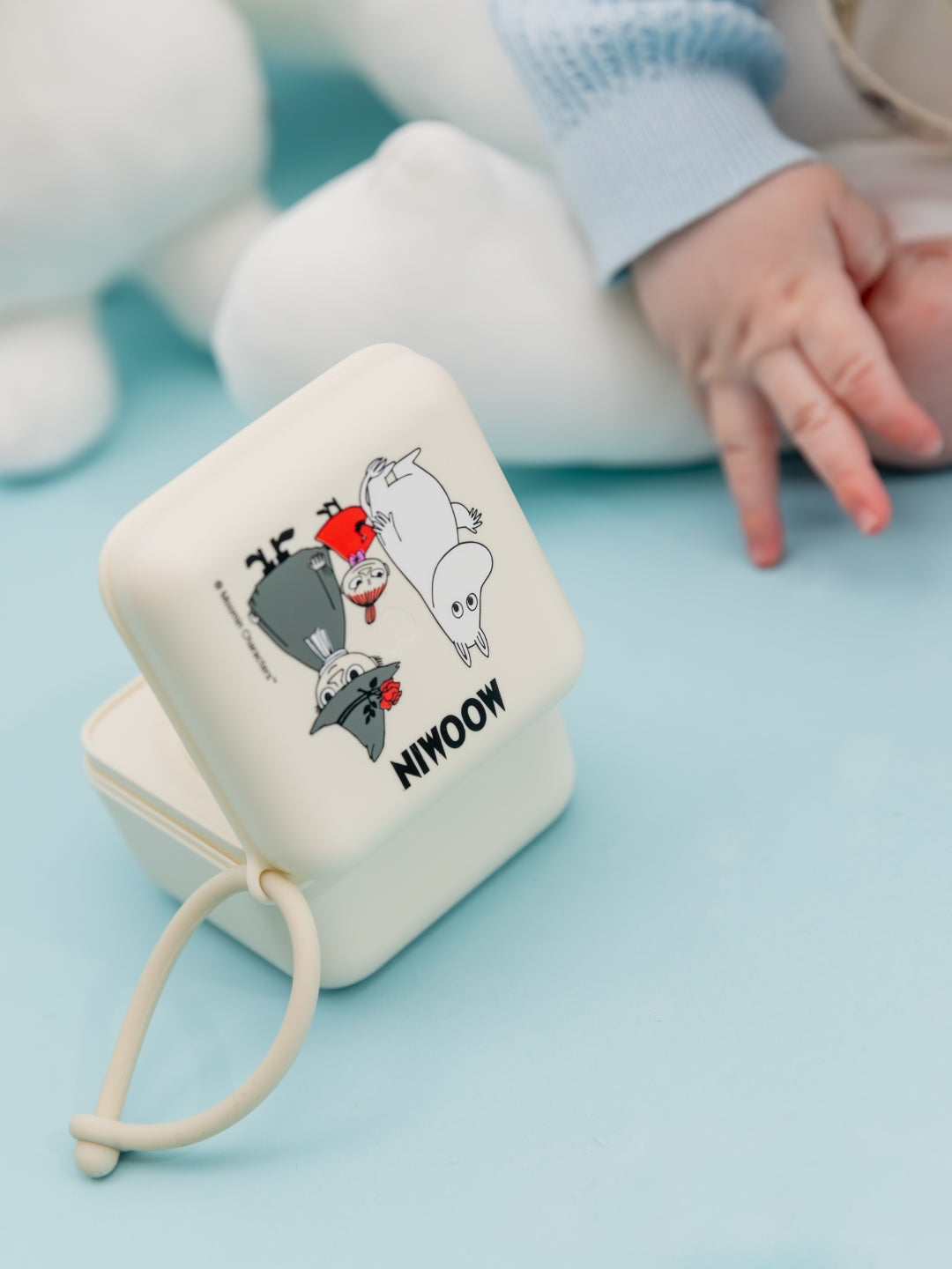 BIBS x MOOMIN pacifier box, BIBS X MUUMI kollektsioon lutikarp