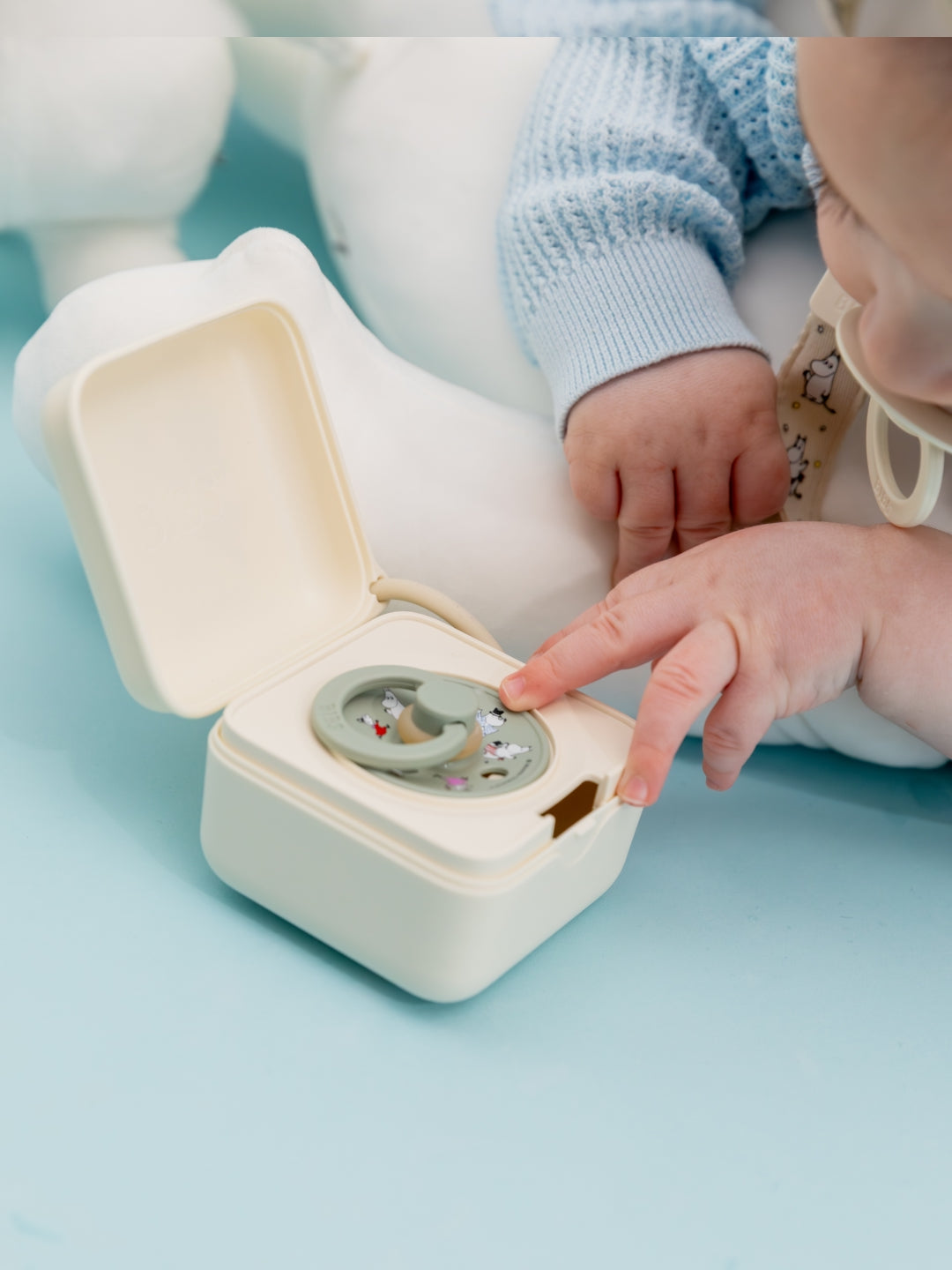BIBS x MOOMIN pacifier box, BIBS X MUUMI kollektsioon lutikarp