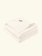 Bibs muslin cloth 2-pack, Bibs musliinist tekk, lapp, 2-pakk, Ivory
