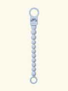BIBS pacifier clip beaded, BIBS lutikett helmestega, pärlitega, Baby Blue