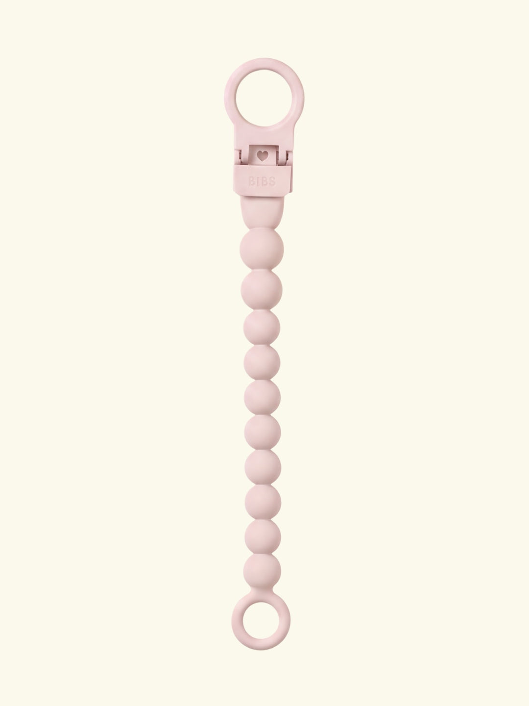 BIBS pacifier clip beaded, BIBS lutikett helmestega, pärlitega, petal