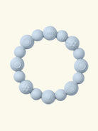 BIBS teething ring beaded, BIBS närimisrõngas närimislelu helmestega, pärlitega, baby blue