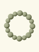 BIBS teething ring beaded, BIBS närimisrõngas närimislelu helmestega, pärlitega, sage