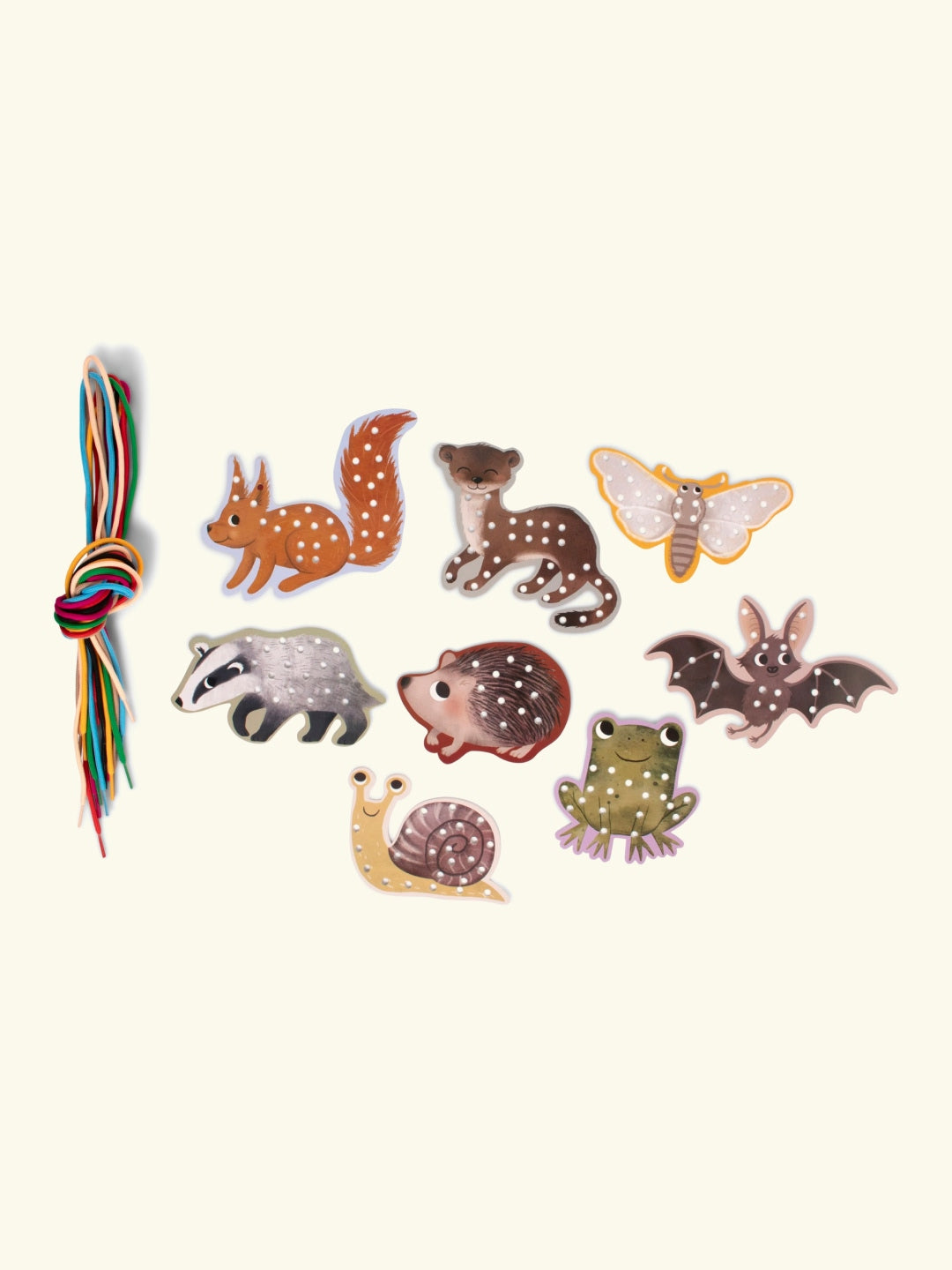 Filibabba learn to stich set Forest friends, Filibabba õpi tikkima komplekt, tikkimiskomplekt väikelapsele
