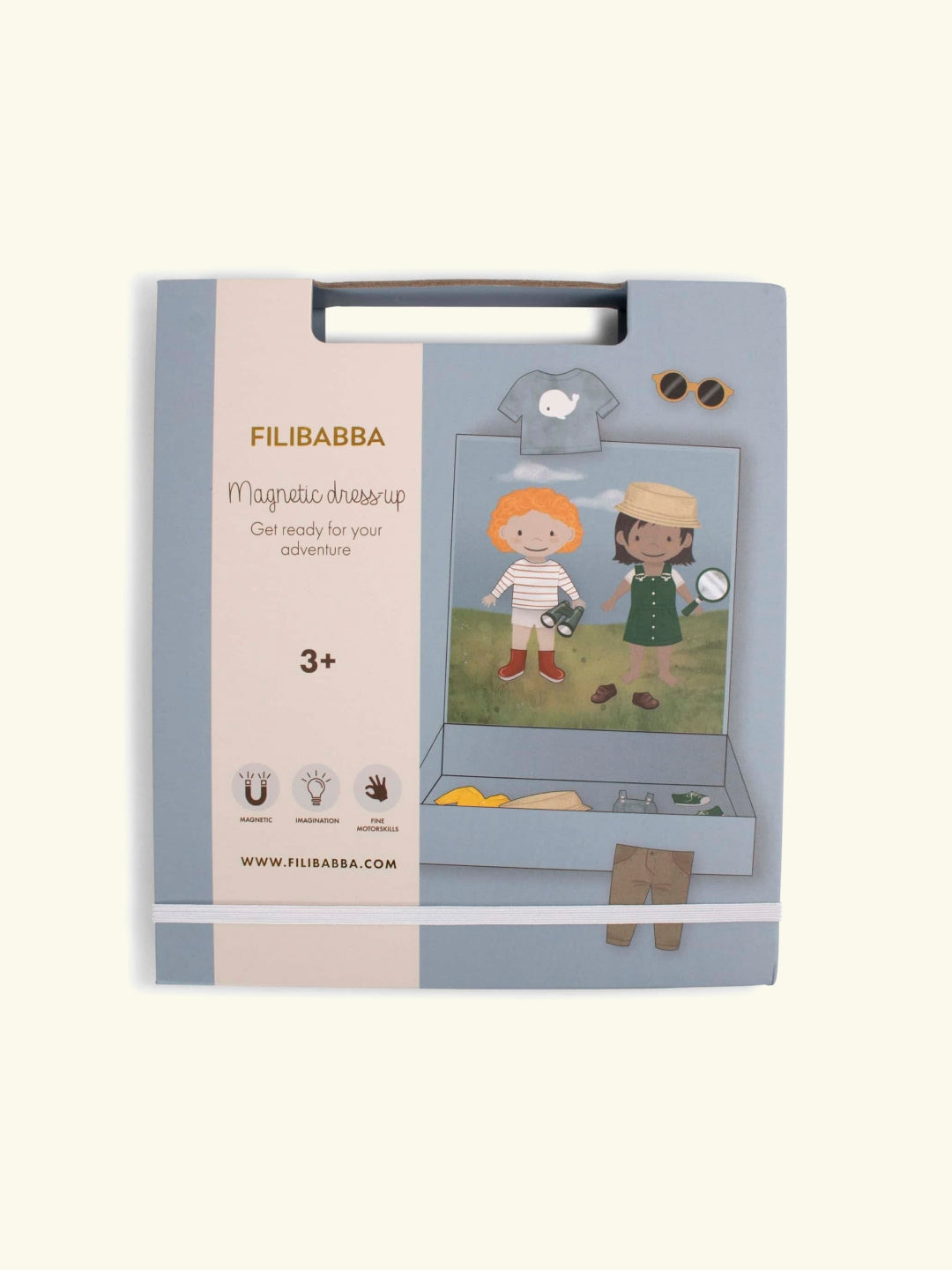 Filibabba magnetic dress up game, adventure, Filibabba magnetiline riietamise mäng