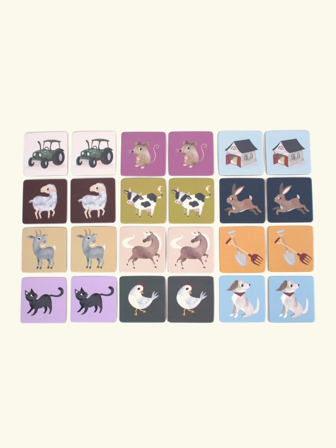 Filibabba memo game farm animals, Filbibba memo mäng farmiloomad