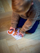 Filibabba set of 4 puzzles, wonderful winter, forest friends, Filibabba 4 pusle komplekt, imeline talv, metsaloomad