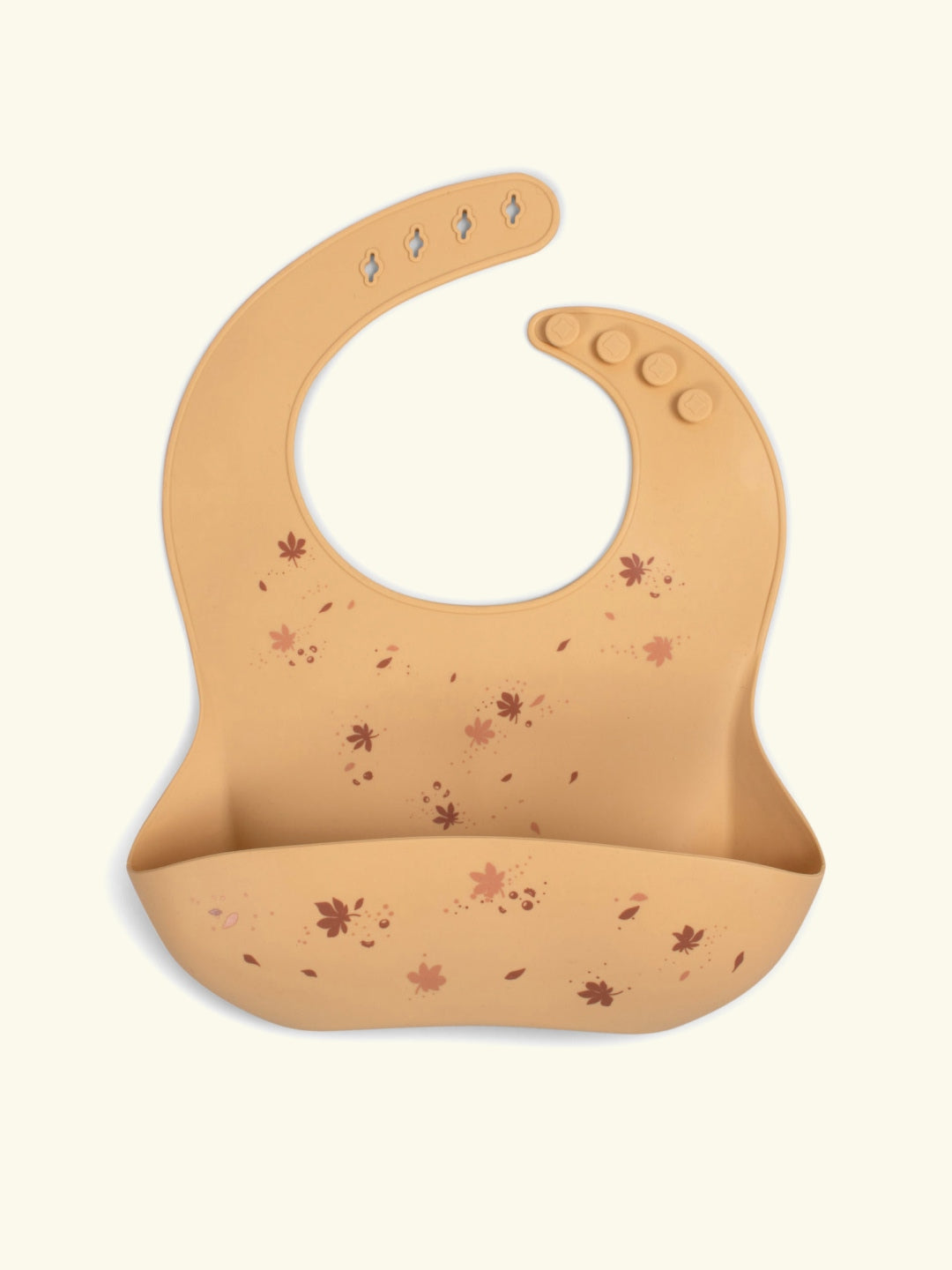 Filibabba Silicone Bib with Print, silikoonist söögipõll, silikoonist pudipõll, Chestnuts