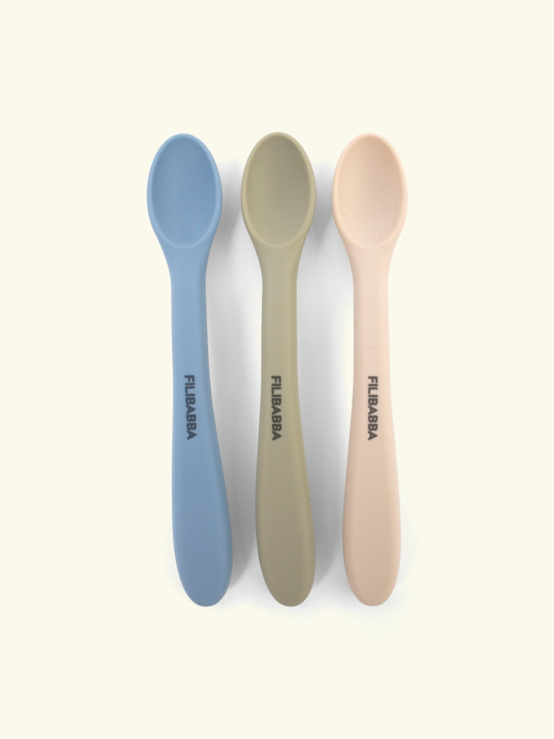 Filibabba silicone feeding spoons, 3-pack, Filibabba silikoonist beebilusikad, 3-pakk, ocean mix