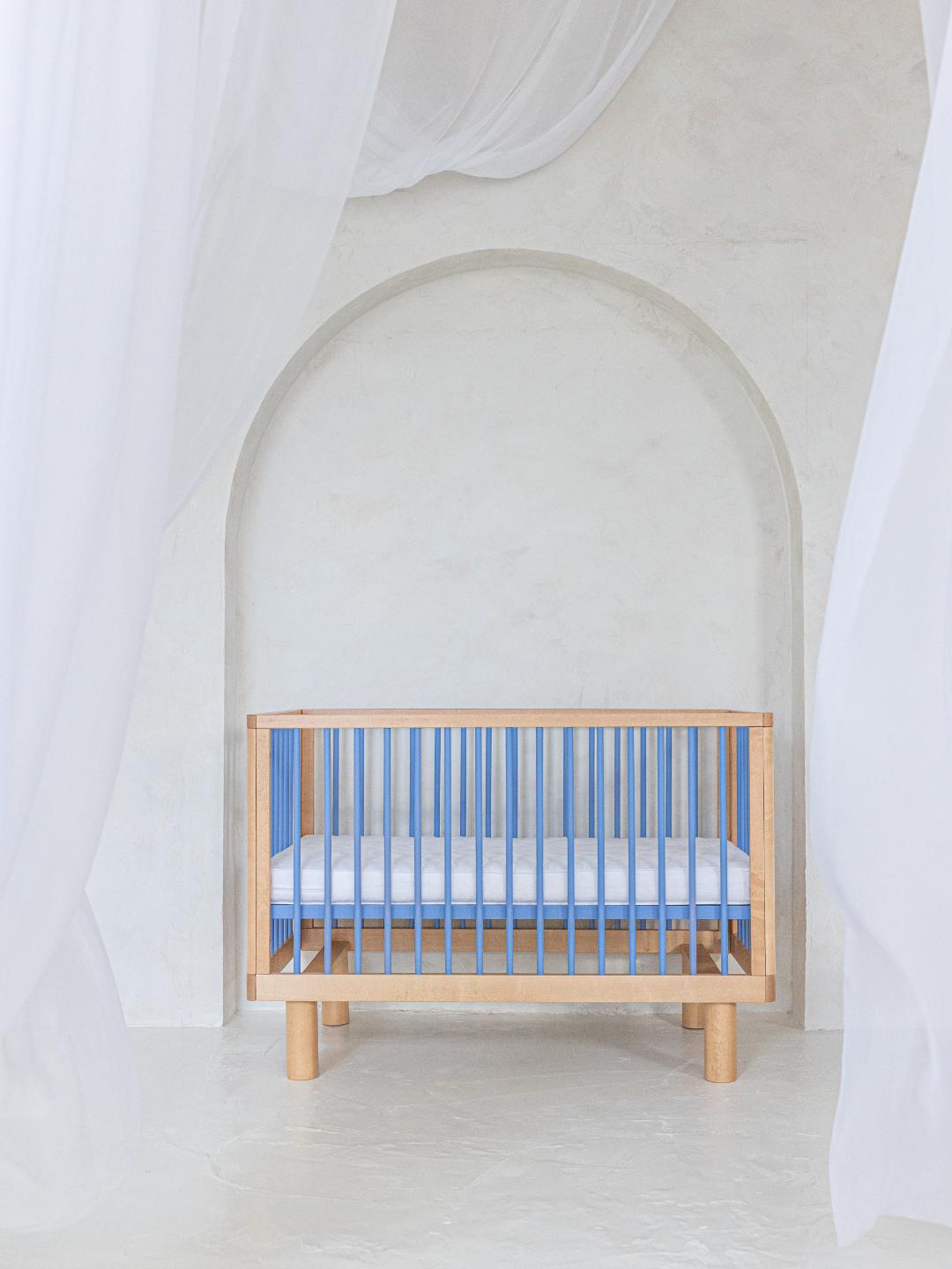 Karl & Fric Nox Cot - Blue, Karl & Fric beebivoodi, võrevoodi, beebi võrevoodi