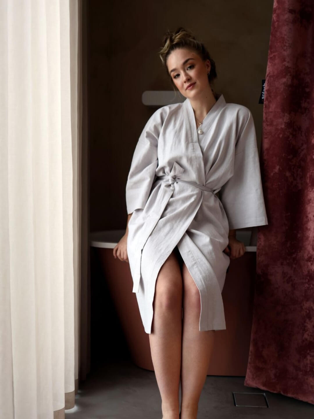 Haruu linen bathrobe, Haruu linane hommikumantel, all-groups