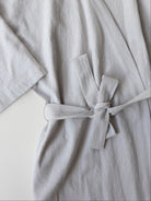 Haruu linen bathrobe, Haruu linane hommikumantel, silver grey