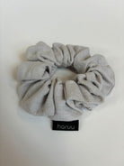 Haruu linen scrunchie, Haruu linane patsikumm, grey, hall