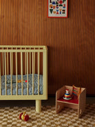 Karl & Fric Nox Cot - Yellow, Karl & Fric beebivoodi, võrevoodi, beebi võrevoodi