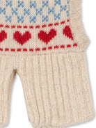 Konges Sløjd Belou Knit Balaclava, Konges Sløjd Belou kootud balaklava, mütssall, muster Hearts südamed