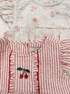 Konges Sløjd Ellie Frill Romper, Konges Sløjd Ellie Frill romper, suvekombe, GOTS puuvill