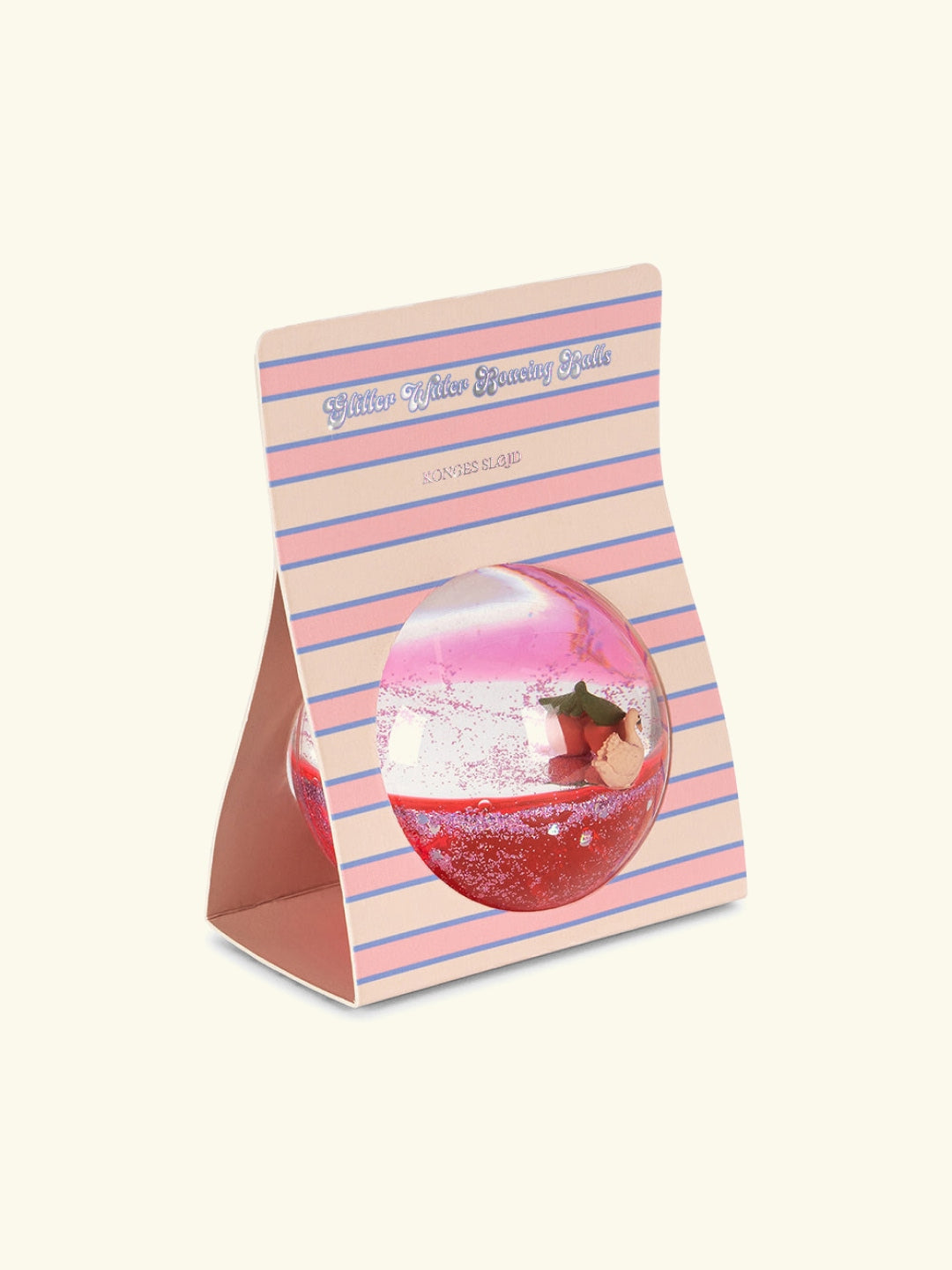 Konges Slojd glitter water ball, Konges Slojd glitter põrkepall, kirss cherry