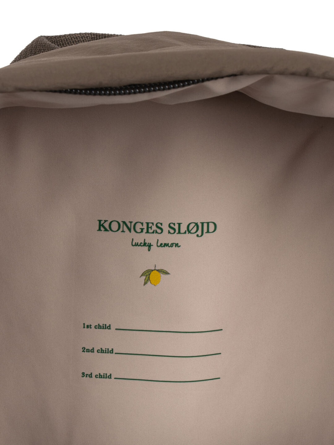 Konges Sløjd Juno Quilted Backback Midi, Konges Sløjd Juno tepitud seljakott Midi Walnut
