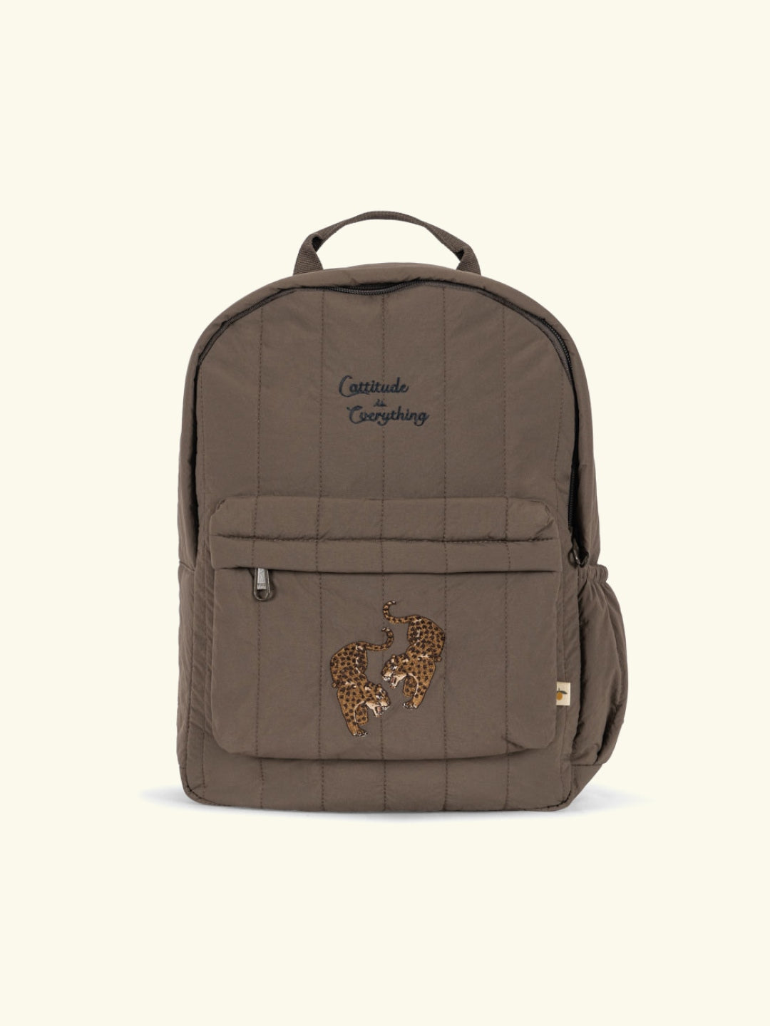 Konges Sløjd Juno Quilted Backback Midi, Konges Sløjd Juno tepitud seljakott Midi Walnut