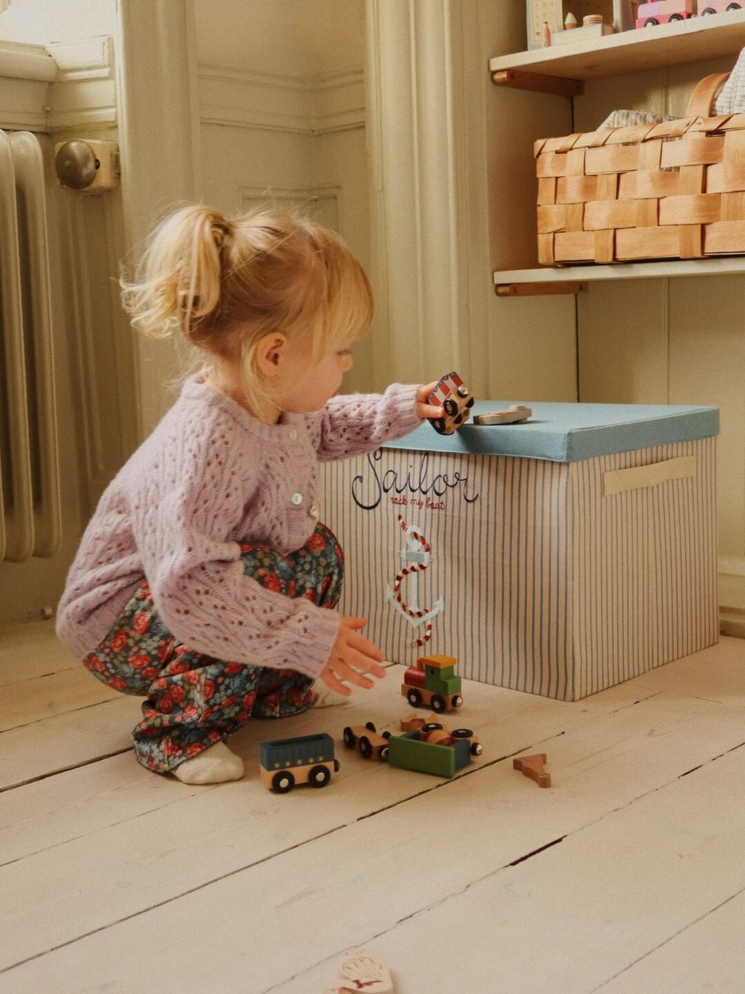 Konges Sløjd wooden animal train, Konges Sløjd puidust loomade rong