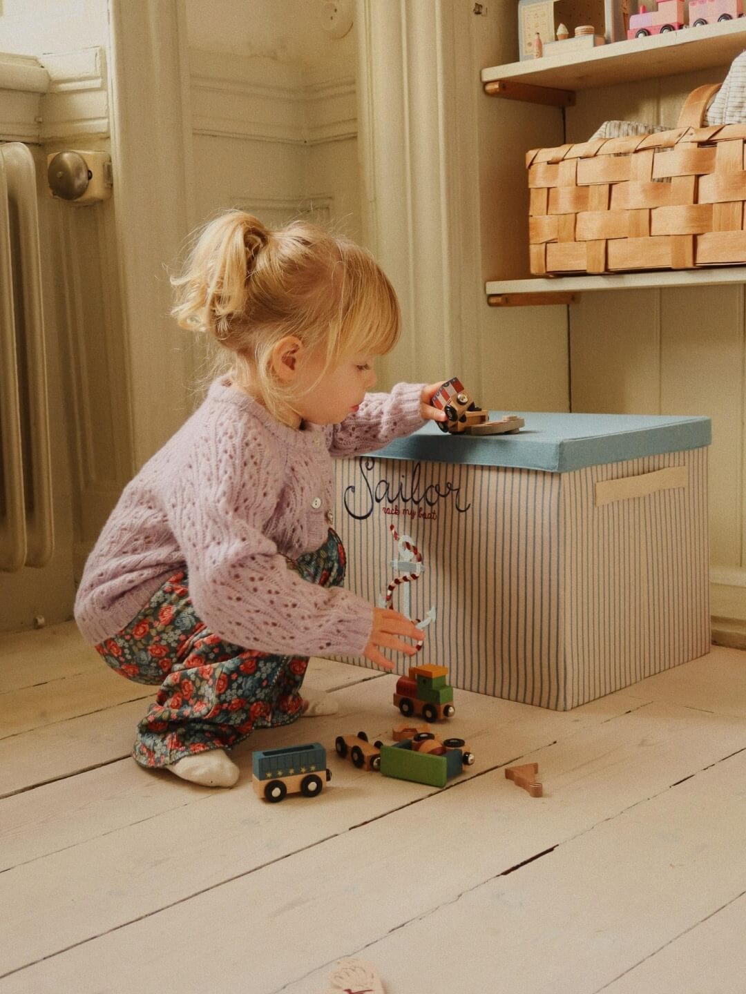Konges Sløjd wooden animal train, Konges Sløjd puidust loomade rong
