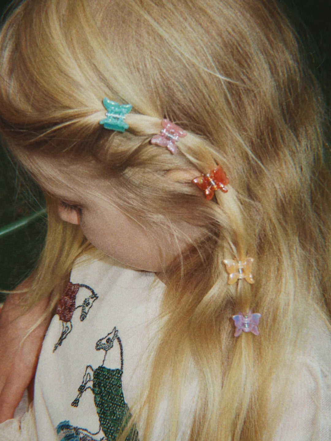 Konges Sløjd 10-pack Mini Butterfly Hair Claws, Konges Slojd liblikakujulised juukseklambrid 10-pack
