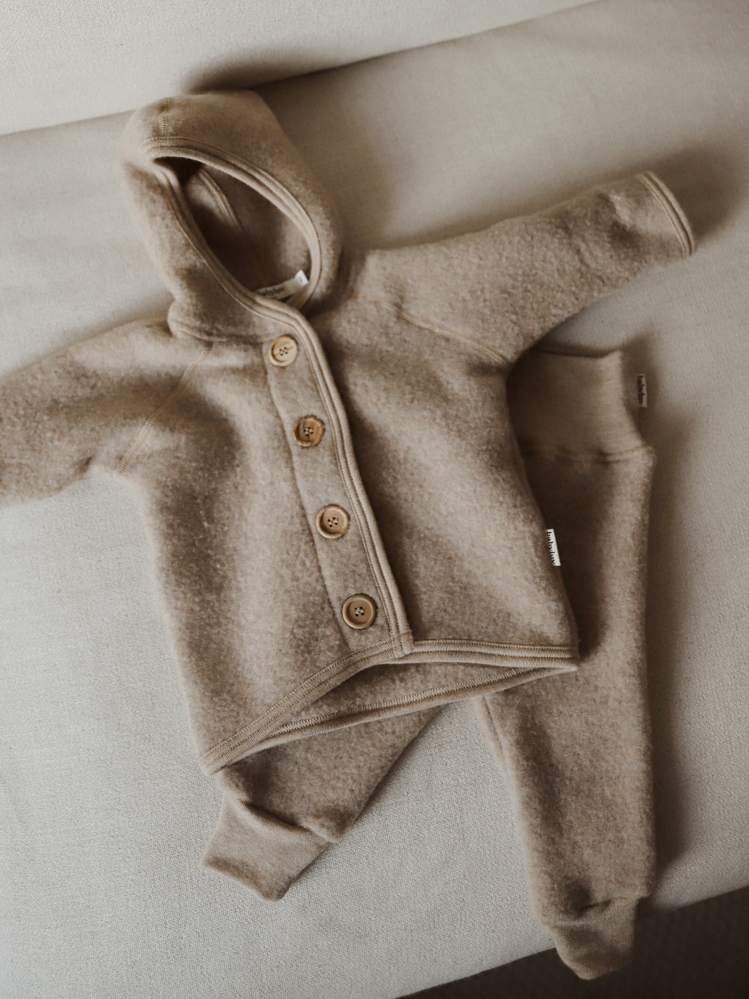 Babyluv Studio merino wool baby jacket and pants, meriinovillane jakk ja püksid beebile