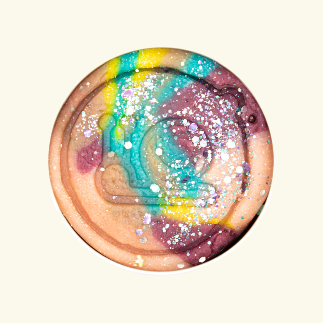 Milda Natural Playdough with Sparkles, Milda naturaalne plastiliin sädelusega
