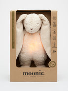 Moonie organic humming bunny with night lamp and cry sensor, Moonie organic kaisujänes öölambi ja nutusensoriga, all-groups