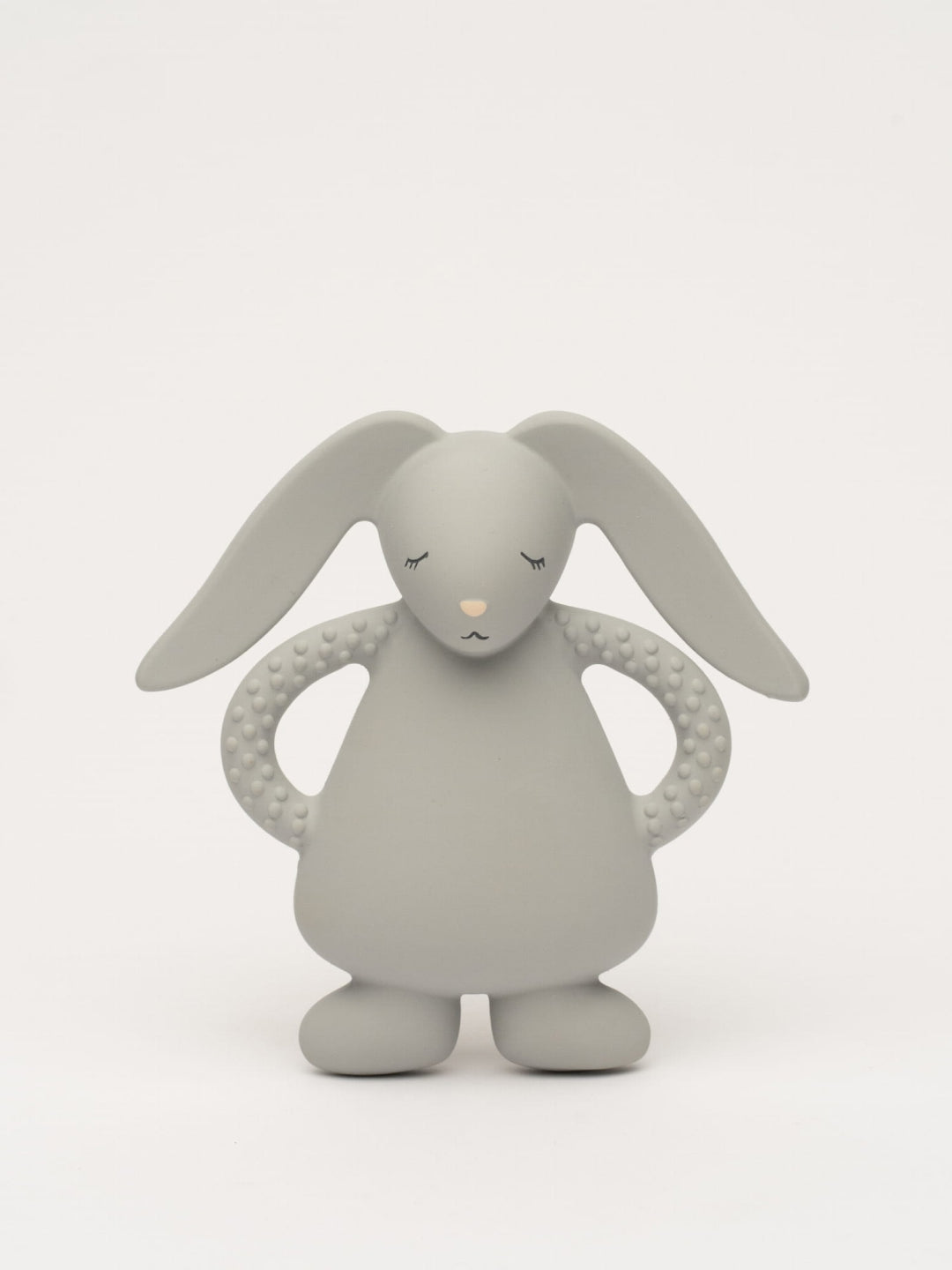 Moonie natural rubber teether Bunny, Moonie looduslikust kummist närimislelu Jänes, närimisrõngas, Silver