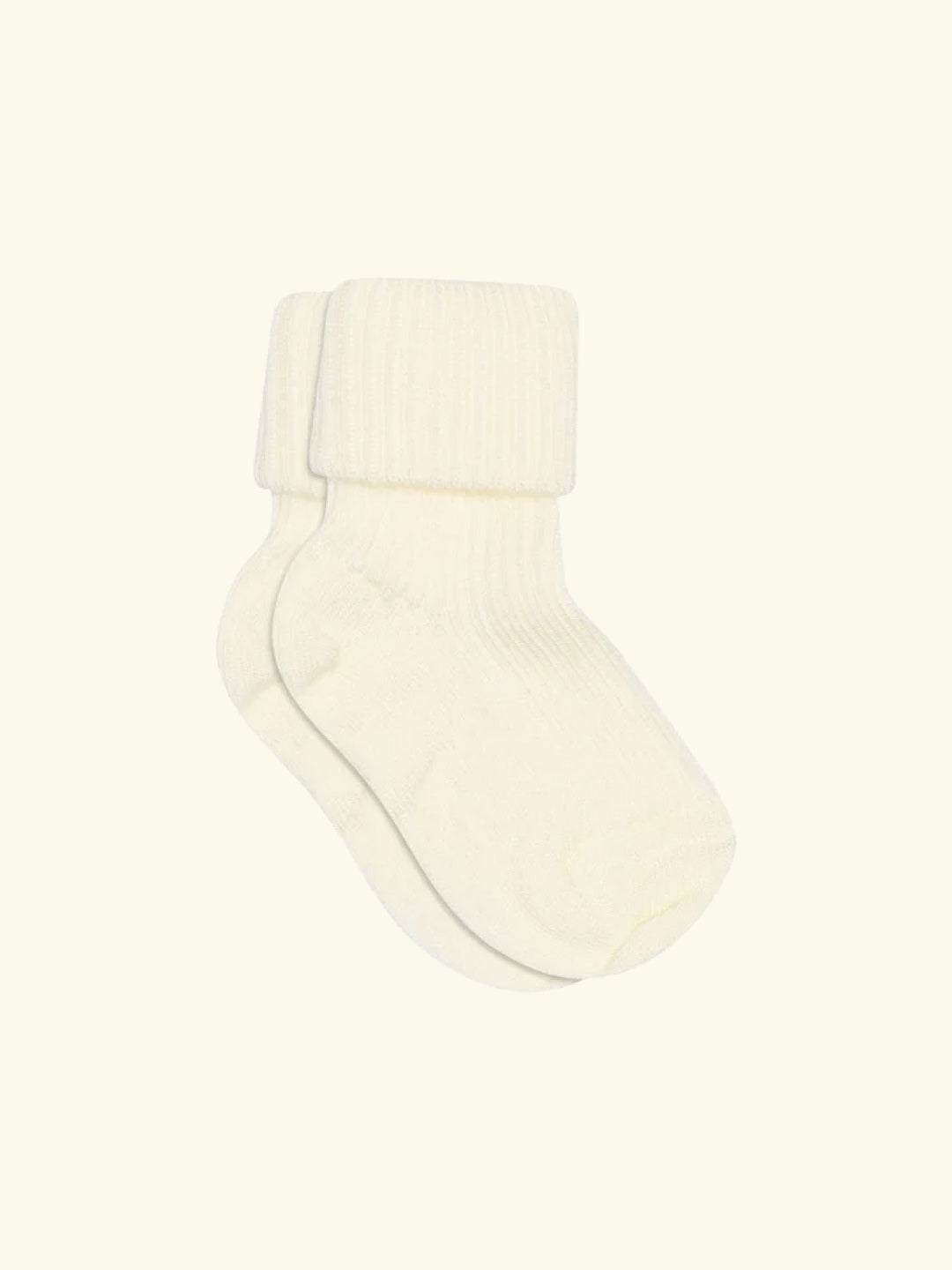 mpDenmark Wool Rib Baby Socks, meriinosokid, meriinovillased sokid, meriinovillasokid, Snow Whte