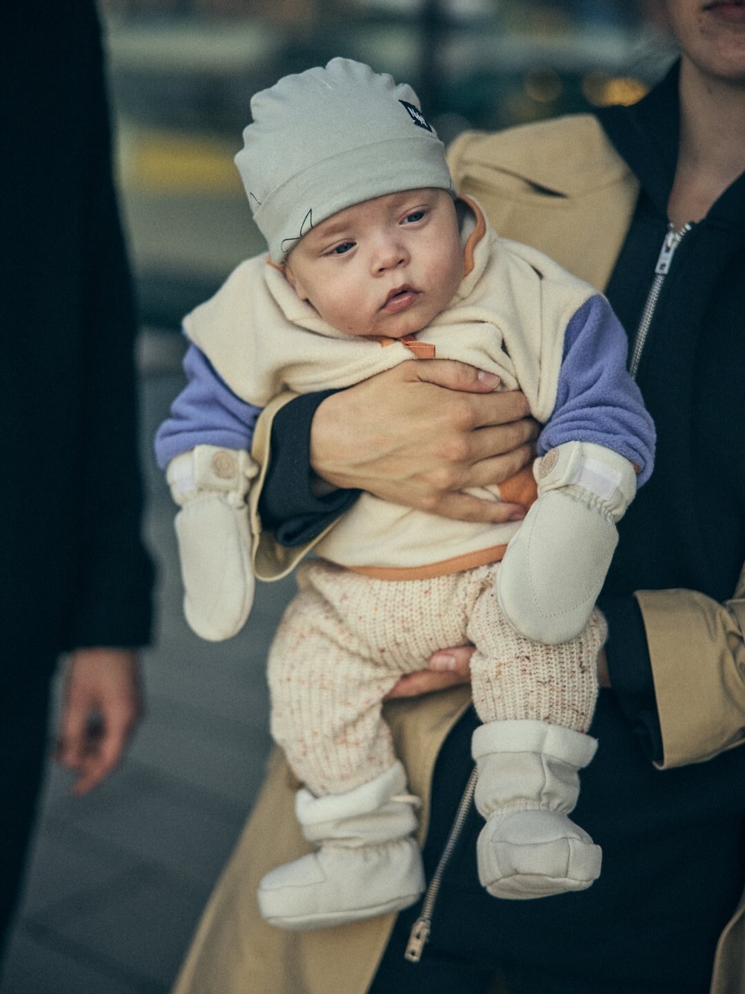 Najell baby booties, winter booties, oat beige, Najell beebipapud, talvepapud, beežid, all-groups