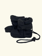 Najell baby booties, winter booties,matte black, Najell beebipapud, talvepapud, must