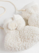 Najell baby booties, winter booties, baby gloves, teddy white, Najell beebipapud, talvepapud, beebikindad, talvekindad beebile, all-groups