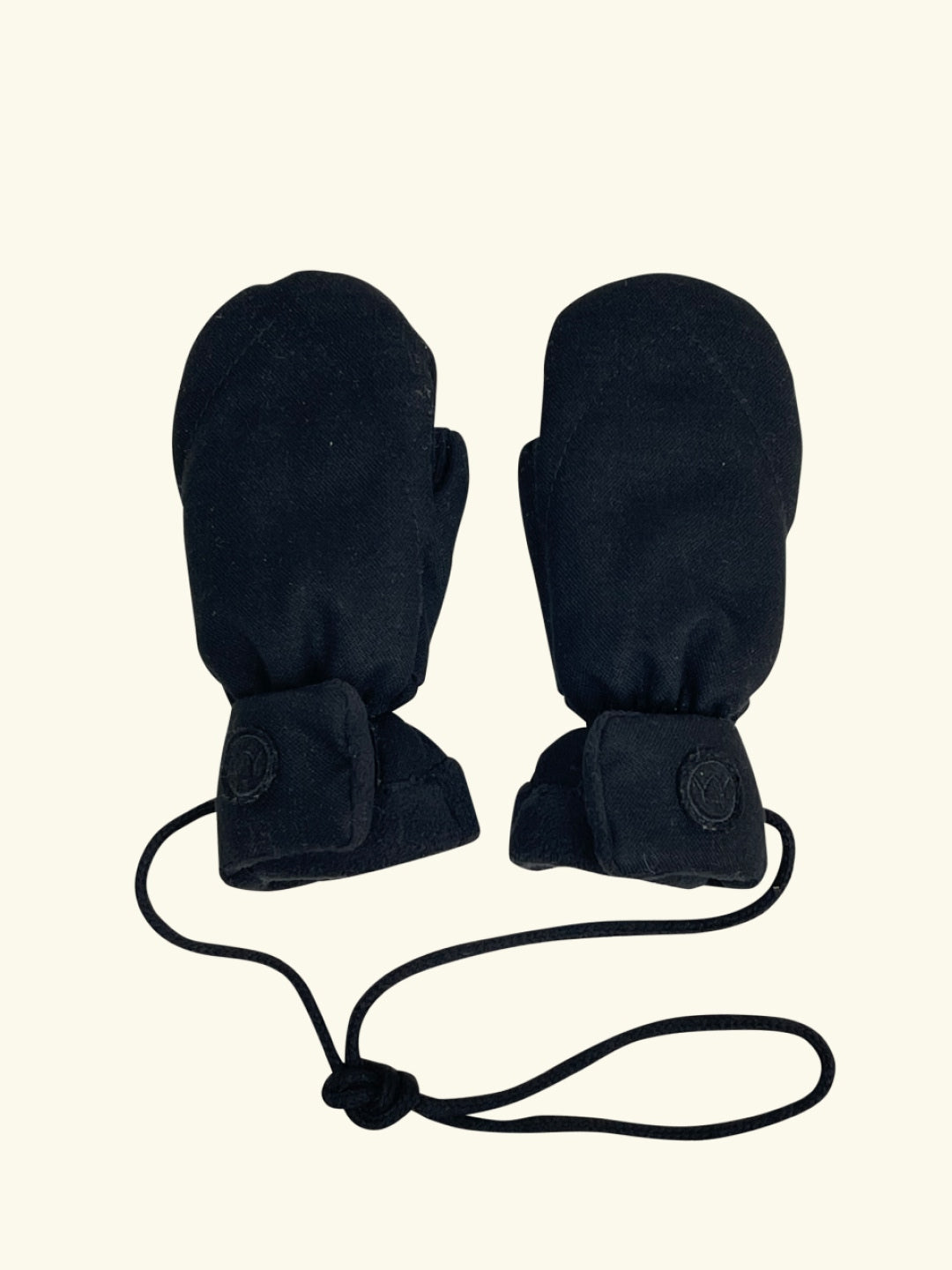 Najell baby gloves mittens Matte Black, Najell beebikindad, talvekindad, mustad
