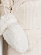 Najell baby gloves, winter gloves, baby mittens, teddy white, Najell beebikindad, talvekindad beebile, all-groups