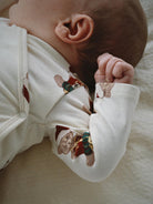 Konges Sløjd newborn body and pants set teddy bear, Konges Sløjd hõlmikbodi ja pükste komplekt imikule, beebile, jõulud kaisukaru muster