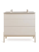 Quax Ashi chest with drawers and with extension, Clay, Quax Ashi sahtlitega kummut mähkimisalusega, Clay
