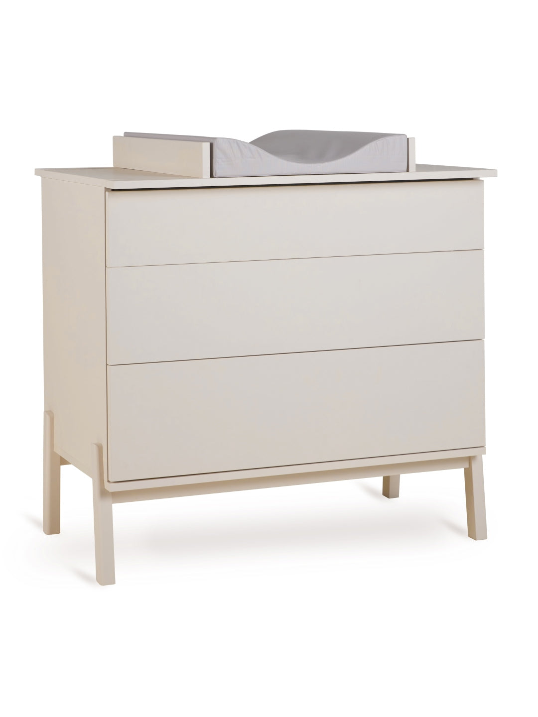 Quax Ashi chest with drawers and with extension, Clay, Quax Ashi sahtlitega kummut mähkimisalusega, Clay