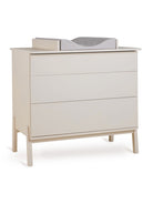 Quax Ashi chest with drawers and with extension, Clay, Quax Ashi sahtlitega kummut mähkimisalusega, Clay
